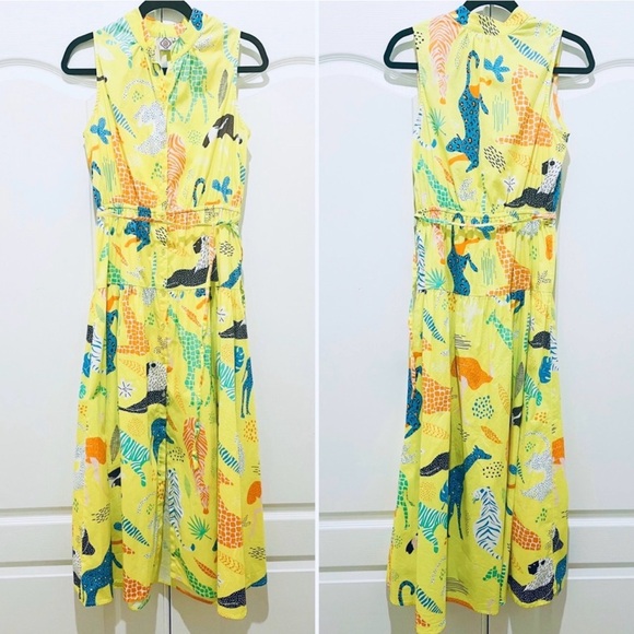 Sheridan French Dresses & Skirts - Sheridan French Animal Dress in yellow size medium